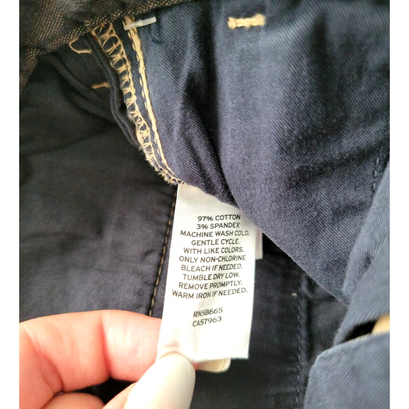 1901 Boy's Size 12 Tan Khaki Slim Straight Adjustable Waist Twill Chino Pant - Picture 6 of 8